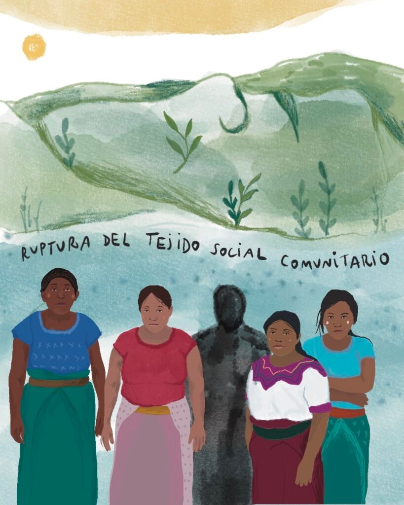 Il·lustració per a l'ONG Yichk'isis, Guatemala